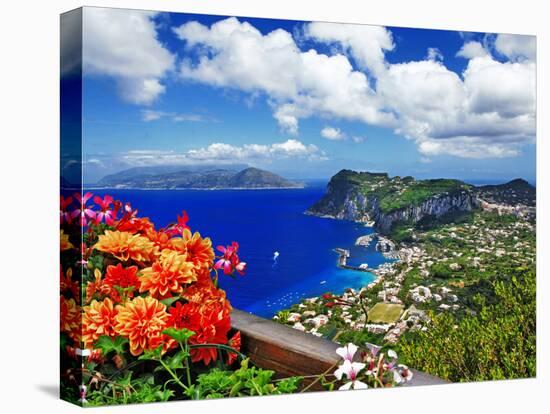 Beautiful Capri Island - Italian Travel Series-Maugli-l-Premier Image Canvas
