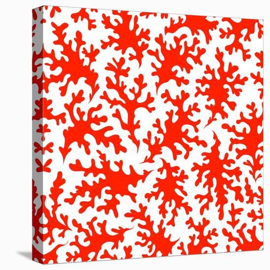 Beautiful Coral Seamless for Your Business-transiastock-Stretched Canvas