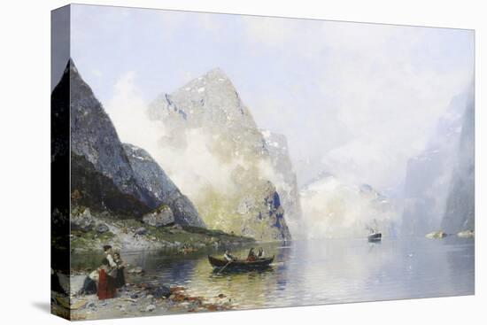 Beautiful Day on the Norwegian Fjord-George Rasmussen-Premier Image Canvas