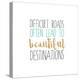 Beautiful Destinations-Bella Dos Santos-Stretched Canvas