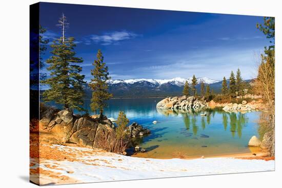 Beautiful Lake Tahoe-null-Stretched Canvas