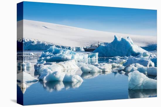 Beautiful little icebergs, Hope Bay, Antarctica, Polar Regions-Michael Runkel-Premier Image Canvas