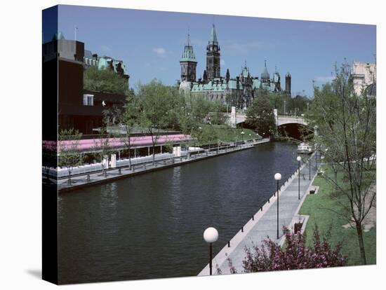 Beautiful Rideau Canal in Ottawa, Ontario, Canada-null-Premier Image Canvas