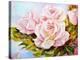 Beautiful Roses, Oil Painting on Canvas-Valenty-Stretched Canvas