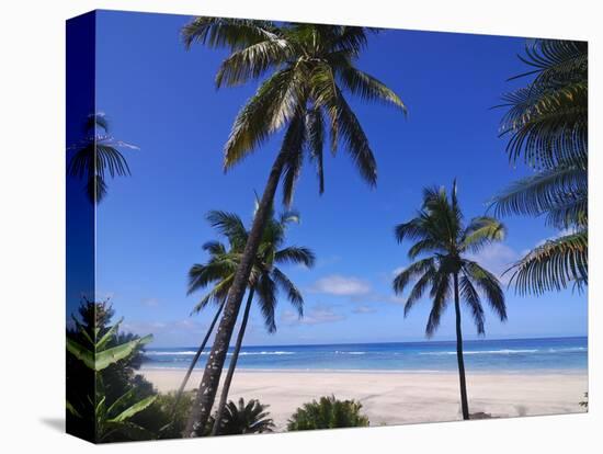 Beautiful Sandy Beach and Palms at Ngazidja, Grand Comore, Comoros, Indian Ocean, Africa-null-Premier Image Canvas