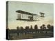 Beautiful Shot of Wilbur Wright Making a Demonstration Flight at Auvours-null-Premier Image Canvas