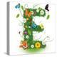 Beautiful Spring Letter "E"-Kesu01-Stretched Canvas