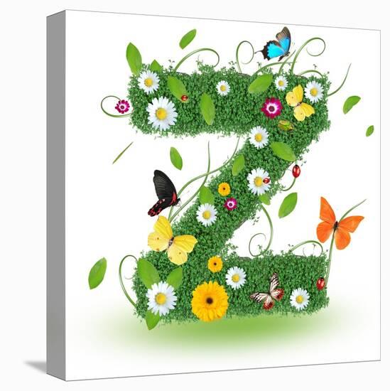 Beautiful Spring Letter "Z"-Kesu01-Stretched Canvas