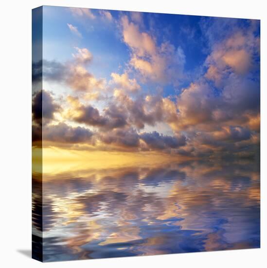 Beautiful Sunset on the Sea. Beautiful Seascape-Oleh Honcharenko-Premier Image Canvas