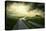 Beautiful View On The Road Under Sky With Clouds-yuran-78-Stretched Canvas