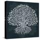 Beautiful Vintage Hand Drawn Tree of Life-transiastock-Stretched Canvas