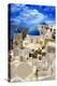 Beautiful White-Blue Santorini-Maugli-l-Premier Image Canvas