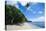 Beautiful White Sand Beach and Palm Trees on Yap Island, Micronesia-Michael Runkel-Premier Image Canvas