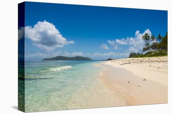 Beautiful white sand beach on Monuriki (Cast Away Island), Mamanuca Islands, Fiji, South Pacific-Michael Runkel-Premier Image Canvas