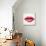 Beautiful Woman Lips Formed by Abstract Triangles-artant-Stretched Canvas displayed on a wall