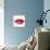 Beautiful Woman's Lips Formed By Abstract Blots-artant-Stretched Canvas displayed on a wall