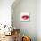 Beautiful Woman's Lips Formed By Abstract Blots-artant-Stretched Canvas displayed on a wall