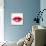 Beautiful Woman's Lips Formed By Abstract Blots-artant-Stretched Canvas displayed on a wall