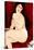 Beautiful Woman-Amedeo Modigliani-Stretched Canvas