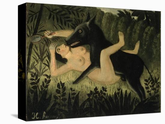 Beauty and the Beast, c.1908-Henri Rousseau-Premier Image Canvas