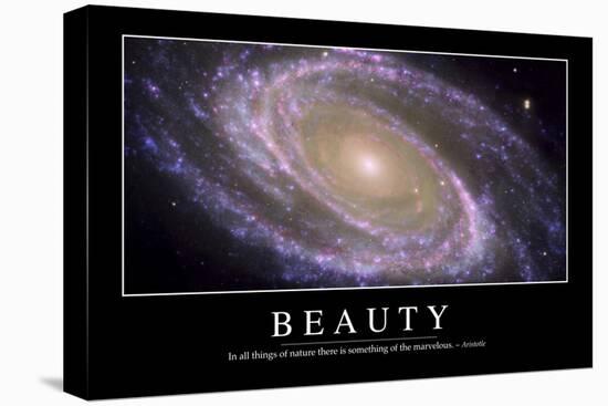 Beauty: Inspirational Quote and Motivational Poster-null-Premier Image Canvas