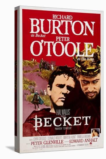 Becket, Richard Burton, Peter O'Toole, 1964-null-Stretched Canvas