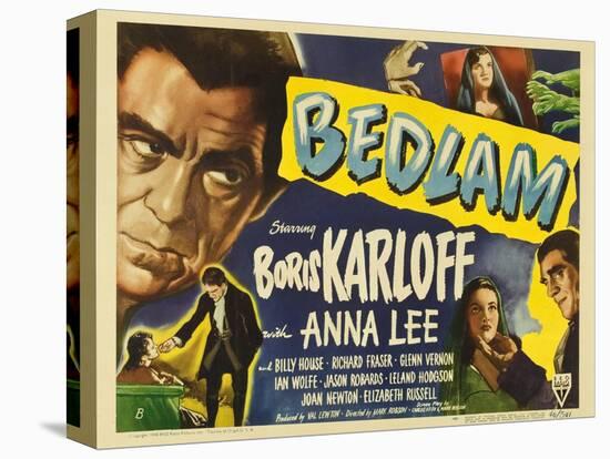 Bedlam, 1946-null-Stretched Canvas