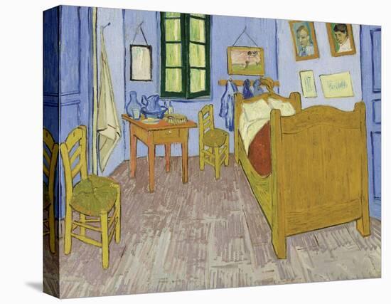 Bedroom at Arles, 1889-90-Vincent van Gogh-Stretched Canvas
