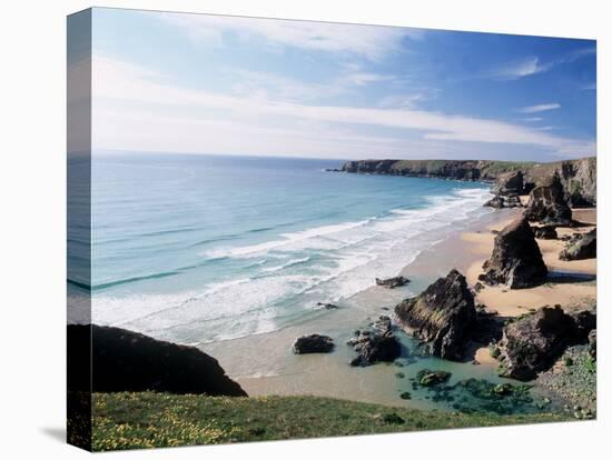 Bedruthan Steps Cornwall England-null-Premier Image Canvas