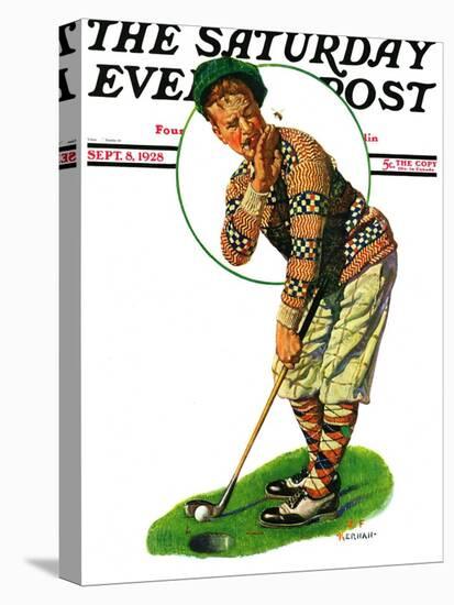 "Bee and Putter," Saturday Evening Post Cover, September 8, 1928-J.F. Kernan-Premier Image Canvas