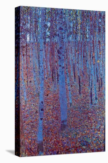 Beech Forest-Gustav Klimt-Stretched Canvas