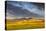 Beef Cattle Graze in Farm Pasture, Sunrise, Tobacco Root Mountains, Montana, USA-Chuck Haney-Premier Image Canvas