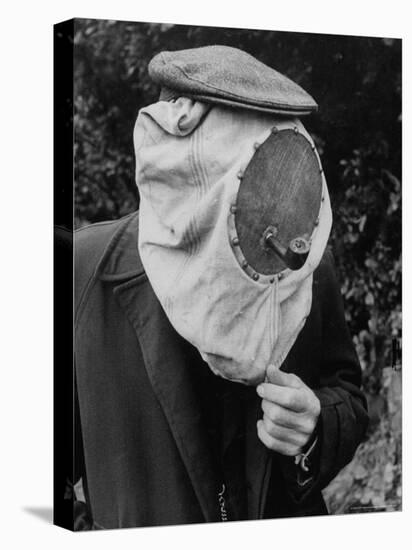 Beekeeper, Gerrit Norsselman using the Smoke to Help Keep the Bees at a Safe Distance-Thomas D^ Mcavoy-Premier Image Canvas