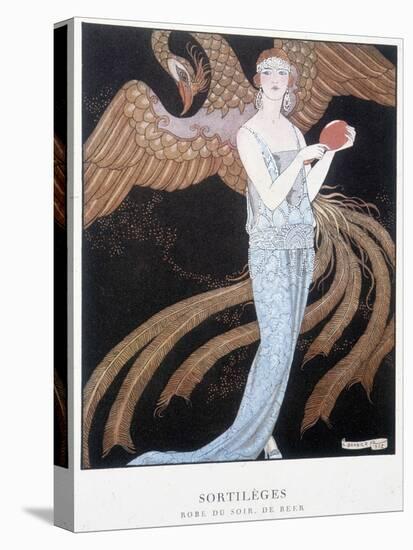 Beer Evening Dress: “” Sortileges”” - Illustration by George Barbier (1882-1932)., in “Gazette Du B-Georges Barbier-Premier Image Canvas