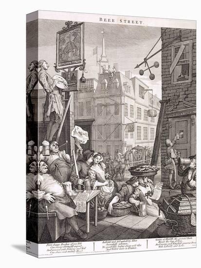 Beer Street, 1751-William Hogarth-Premier Image Canvas