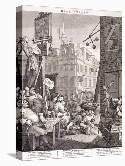 Beer Street, 1751-William Hogarth-Premier Image Canvas