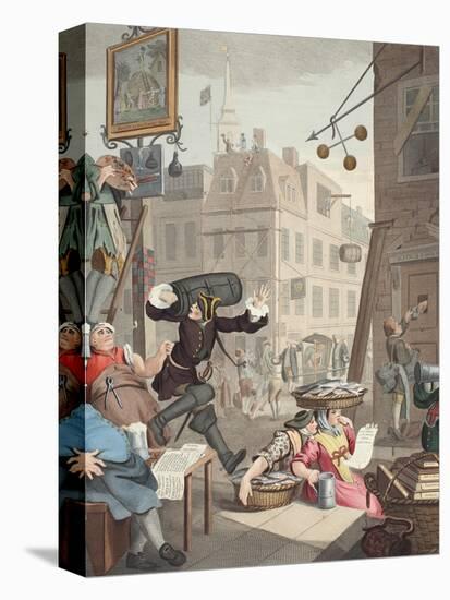 Beer Street, Illustration from 'Hogarth Restored: the Whole Works of the Celebrated William…-William Hogarth-Premier Image Canvas