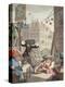 Beer Street, Illustration from 'Hogarth Restored: the Whole Works of the Celebrated William…-William Hogarth-Premier Image Canvas