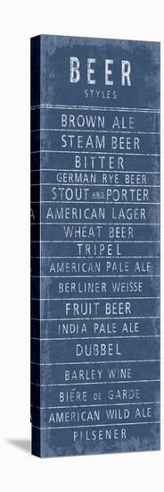 Beer Styles-The Vintage Collection-Stretched Canvas