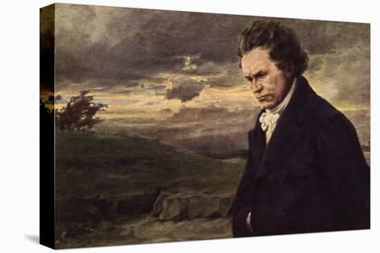 Beethoven, Walking-null-Premier Image Canvas