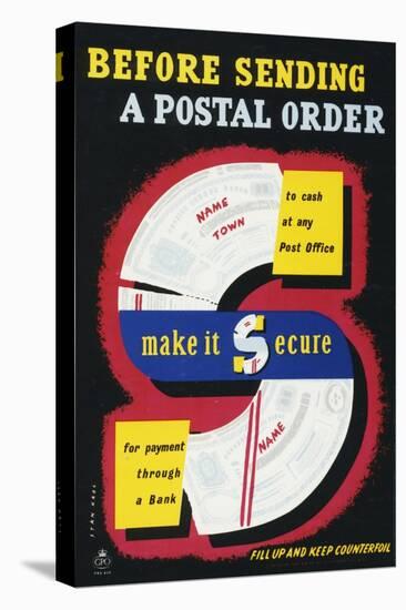 Before Sending a Postal Order Make it Secure-Stan Krol-Stretched Canvas