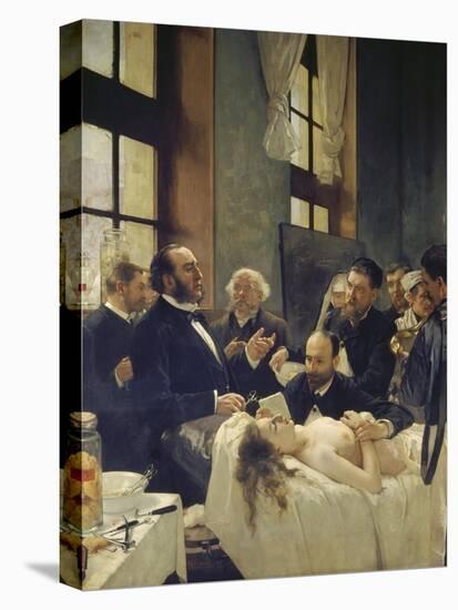 Before the Operation, or Doctor Pean Teaching at Saint-Louis Hospital, 1887-Henri Gervex-Premier Image Canvas