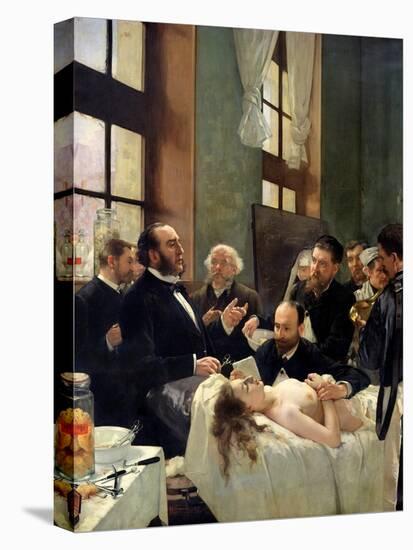 Before the Operation, or Doctor Pean Teaching at Saint-Louis Hospital, 1887-Henri Gervex-Premier Image Canvas