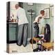 "Before the Shot" or "At the Doctor's", March 15,1958-Norman Rockwell-Premier Image Canvas