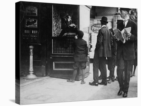 Beginnings of the Theatre Movement-Lewis Wickes Hine-Stretched Canvas