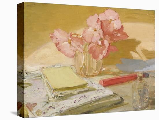 Begonias, 1939-40 (Oil on Panel)-William Nicholson-Premier Image Canvas