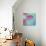 Bel-Aire Fan - Pink on Turquoise-Larry Hunter-Premier Image Canvas displayed on a wall