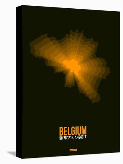 Belgium Radiant Map 2-NaxArt-Stretched Canvas