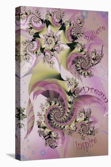 Believe Dream Inspire-Fractalicious-Premier Image Canvas