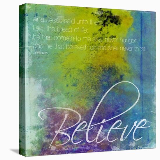 Believe-Jace Grey-Stretched Canvas